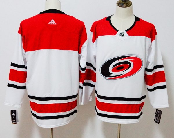 Carolina Hurricanes White Stitched Adidas Jersey