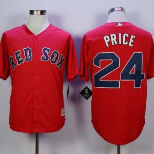Red Sox #24 David Price Red New Cool Base Stitched Jersey