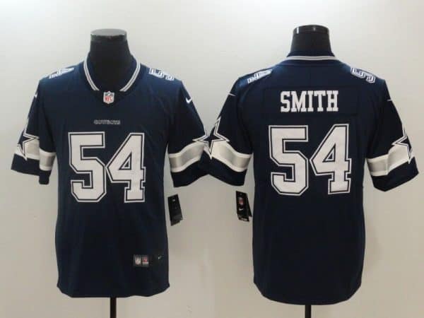 Dallas Cowboys #54 Jaylon Smith Navy Blue Vapor Untouchable Limited Stitched Nike Jersey