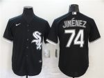 Chicago White Sox Blank #74 Eloy Jim¨¦nez Black Cool Base Stitched Jersey