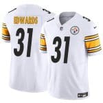 Pittsburgh Steelers #31 Daijun Edwards White 2024 F.U.S.E. Vapor Untouchable Limited Stitched Jersey