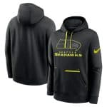 Seattle Seahawks Black Volt Pullover Hoodie