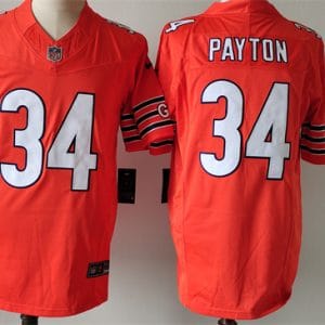 Chicago Bears #34 Walter Payton Orange 2023 F.U.S.E. Limited Stitched Jersey