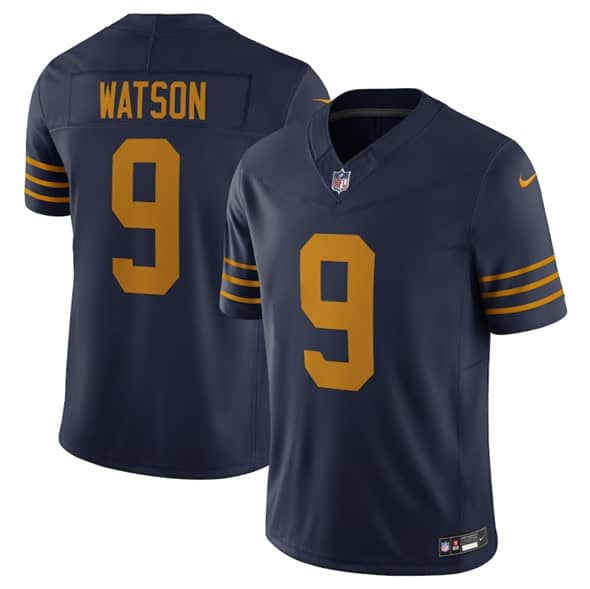 Green Bay Packers #9 Christian Watson Navy The 1923 Classic Vapor F.U.S.E. Limited Football Stitched Jersey