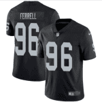 Raiders #96 Clelin Ferrell Black Vapor Untouchable Limited Stitched Jersey