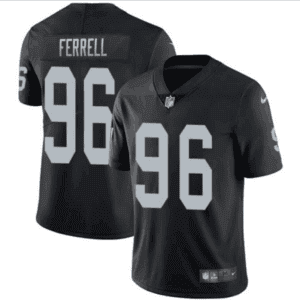 Raiders #96 Clelin Ferrell Black Vapor Untouchable Limited Stitched Jersey