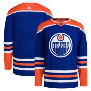 Edmonton Oilers Blank Royal Stitched Jersey