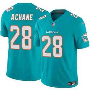 Miami Dolphins #28 De'Von Achane Aqua 2024 F.U.S.E. Vapor Limited Stitched Jersey