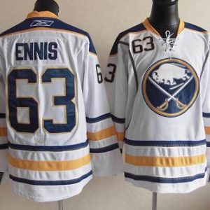 Sabres #63 Tyler Ennis White Road Stitched Jersey