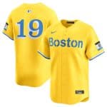 Boston Red Sox #19 Roman Anthony Gold City Connect Stitched Jersey