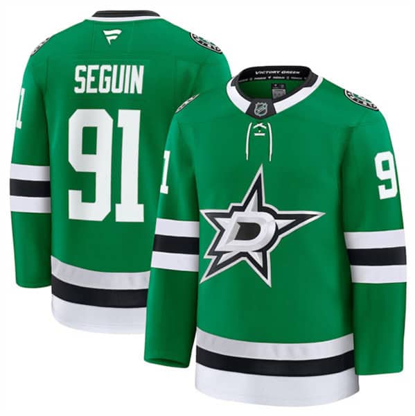 Dallas Stars #91 Tyler Seguin Green 2024-25 Home Stitched Jersey
