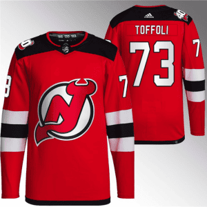 New Jersey Devils #73 Tyler Toffoli Red Stitched Jersey