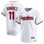 Cleveland Guardians #11 Jose Ramirez White Home Limited Stitched Jersey
