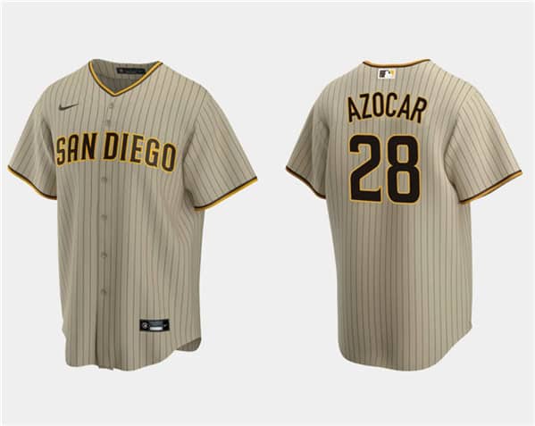 San Diego Padres #28 Jos¨¦ Azocar Tan Cool Base Stitched Jersey