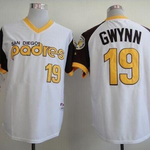 Padres #19 Tony Gwynn White 1978 Turn Back The Clock Stitched Jersey