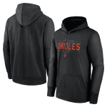 Baltimore Orioles Black Pregame Performance Pullover Hoodie