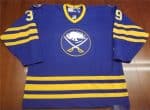 Buffalo Sabres Custom Blue CCM Throwback Stitched Jersey(Short Sleeves)