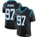 Carolina Panthers #97 Bobby Brown Black 2025 Vapor Limited Stitched Jersey