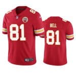 Kansas City Chiefs #81 Blake Bell Red Vapor Untouchable Limited Stitched Jersey