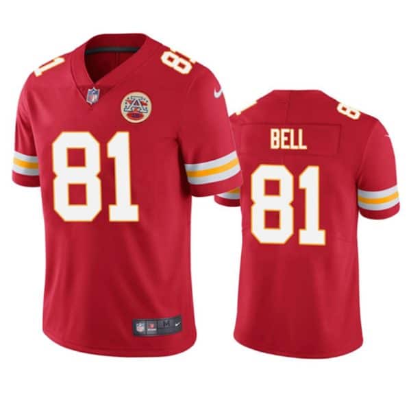 Kansas City Chiefs #81 Blake Bell Red Vapor Untouchable Limited Stitched Jersey