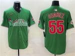 Philadelphia Phillies #55 Ranger Su¨¢rez Green Phanatic Limited Stitched Jersey