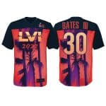 Cincinnati Bengals #30 Jessie Bates III Super Bowl LVI Red Black Stitched Jersey