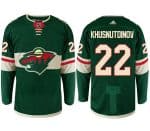 Minnesota Wild #22 Marat Khusnutdinov Green Stitched Jersey