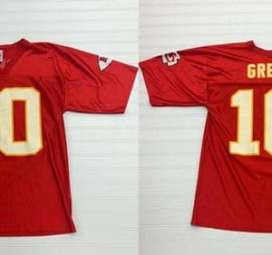 Kansas City Chiefs #10 Trent Green Red Stitched Football Jersey