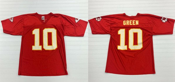 Kansas City Chiefs #10 Trent Green Red Stitched Football Jersey