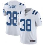 Indianapolis Colts #38 T.J. Carrie White Vapor Untouchable Limited Stitched Jersey