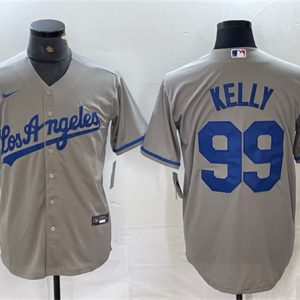 Los Angeles Dodgers #99 Joe Kelly Gray 2024 Cool Base Limited Stitched Jersey