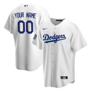 Los Angeles Dodgers Customized Custom White Stitched Jersey