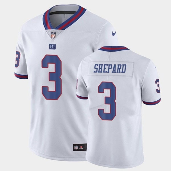 New York Giants #3 Sterling Shepard White Stitched Baseball Jersey