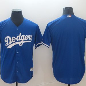 Los Angeles Dodgers Majestic Royal Blank Cool Base Stitched Jersey