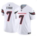 Houston Texans Custom White 2024 Vapor F.U.S.E. Limited Stitched Jersey