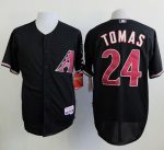 Diamondbacks #24 Yasmany Tomas Black Cool Base Stitched Jersey