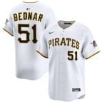 Pittsburgh Pirates #51 David Bednar White 2025 Home Limited Stitched Jersey