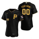 Pittsburgh Pirates Customized Black Alternate Patch 2020 Stitched Jersey