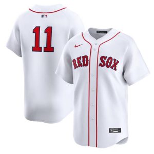 Boston Red Sox #11 Rafael Devers White 2024 Home Limited Cool Base Stitched Jersey