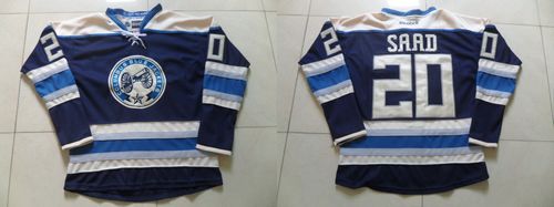 Blue Jackets #20 Brandon Saad Navy Blue Alternate Stitched Jersey