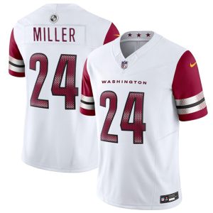 Washington Commanders #24 Von Miller White 2025 F.U.S.E. Vapor Limited Football Stitched Jersey