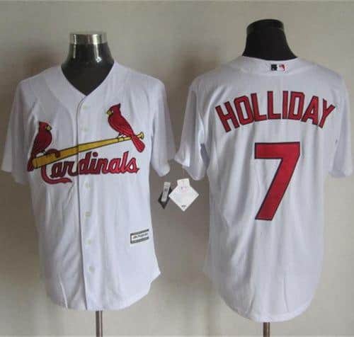 Cardinals #7 Matt Holliday White New Cool Base Stitched Jersey