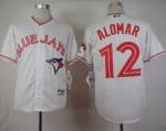 Blue Jays #12 Roberto Alomar White 2015 Canada Day Stitched Jersey