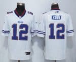 Bills #12 Jim Kelly White Stitched Limited Nike Jersey