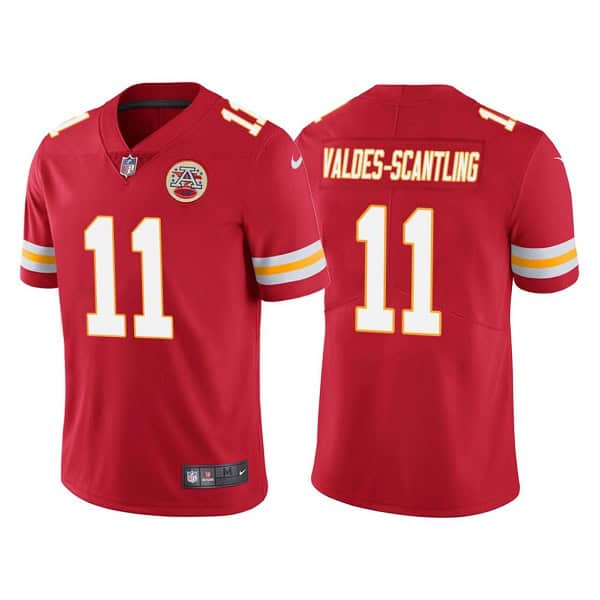 Kansas City Chiefs #11 Marquez Valdes-Scantling Red Vapor Untouchable Limited Stitched Football Jersey