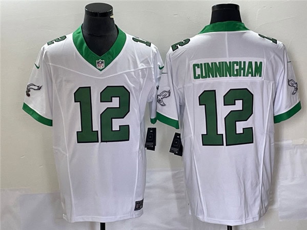 Philadelphia Eagles #12 Randall Cunningham White 2023 F.U.S.E. Vapor Untouchable Stitched Jersey