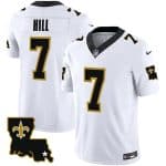 New Orleans Saints #7 Taysom Hill White 2023 F.U.S.E. 1987 Legacy Vapor Stitched Jersey