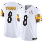 Pittsburgh Steelers #8 Corliss Waitman White 2024 F.U.S.E. Alternate Vapor Untouchable Limited Stitched Jersey