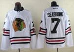 Blackhawks #7 Brent Seabrook White 2015 Winter Classic Stitched Jersey
