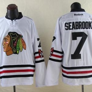 Blackhawks #7 Brent Seabrook White 2015 Winter Classic Stitched Jersey